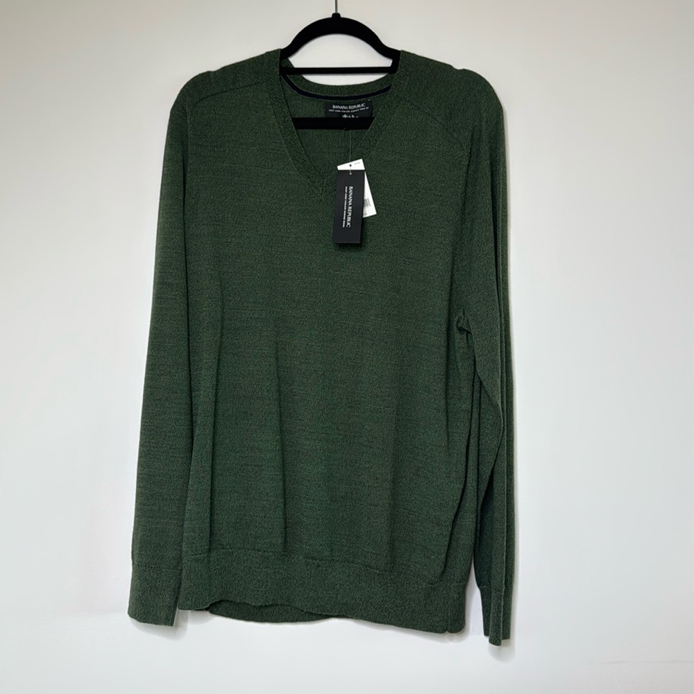 Banana Republic Easy Care Merino Wool Men's Sweater size XL